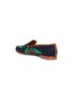 Detail View - Click To Enlarge - STUBBS & WOOTTON - 'Hippie' floral embroidered denim slip-ons