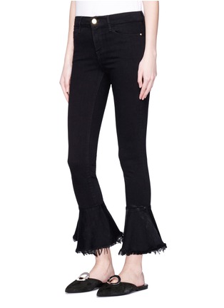 Front View - Click To Enlarge - FRAME - 'Le Skinny de Jeanne' flared jeans