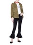 Figure View - Click To Enlarge - FRAME - 'Le Skinny de Jeanne' flared jeans
