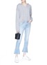 Figure View - Click To Enlarge - FRAME - 'Le Skinny de Jeanne' flared jeans