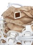 Detail View - Click To Enlarge - TRADEMARK - 'The Alta' interlocking loop leather canvas tote