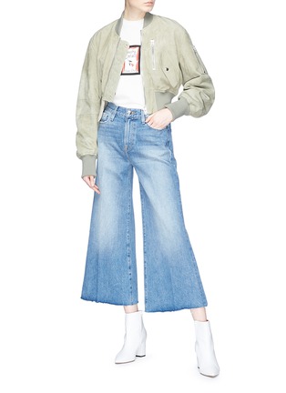 Figure View - Click To Enlarge - FRAME - 'Palazzo' wide leg jeans