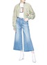 Figure View - Click To Enlarge - FRAME - 'Palazzo' wide leg jeans