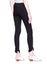 Back View - Click To Enlarge - FRAME - 'Le High Skinny' shredded cuff cropped jeans
