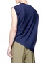 Back View - Click To Enlarge - LANVIN - Asymmetric hem sleeveless sweater