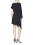Back View - Click To Enlarge - LANVIN - Bow ruched asymmetric dress