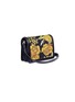 Detail View - Click To Enlarge - DRIES VAN NOTEN - Floral embroidered leather crossbody bag