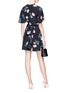 Figure View - Click To Enlarge - 72723 - 'Piper' floral print ruffle silk georgette mini dress