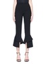 Main View - Click To Enlarge - 72723 - Layered cuff cropped pants