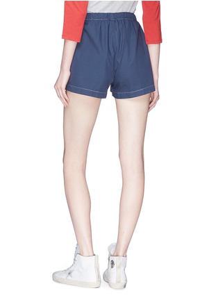 Back View - Click To Enlarge - BASSIKE - Contrast stitch beach shorts