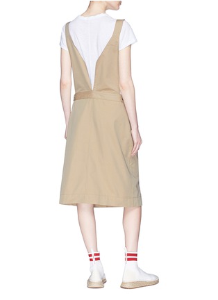 Back View - Click To Enlarge - BASSIKE - Drill trench dress