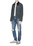 Figure View - Click To Enlarge - SIMON MILLER - 'Cambria' ripped jeans