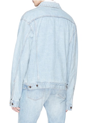 Back View - Click To Enlarge - SIMON MILLER - 'Chama' washed denim jacket