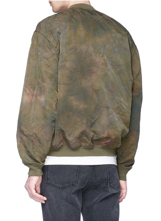 Back View - Click To Enlarge - 73387 - Tie-dye MA-1 bomber jacket