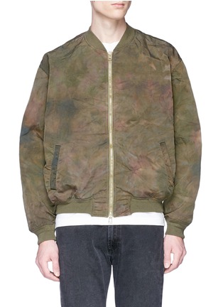 Main View - Click To Enlarge - 73387 - Tie-dye MA-1 bomber jacket