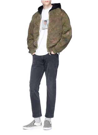 Figure View - Click To Enlarge - 73387 - Tie-dye MA-1 bomber jacket