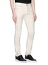 Front View - Click To Enlarge - 10090 - 'The Cast 2' frayed cuff jeans