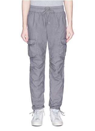Main View - Click To Enlarge - 10090 - Washed poplin cargo pants