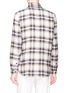 Back View - Click To Enlarge - 10090 - Brushed tartan plaid shirt