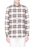Main View - Click To Enlarge - 10090 - Brushed tartan plaid shirt
