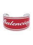 Main View - Click To Enlarge - BALENCIAGA - Logo badge enamelled cuff