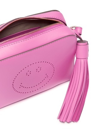 Detail View - Click To Enlarge - ANYA HINDMARCH - 'Smiley' leather crossbody bag