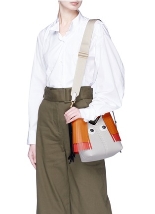 Front View - Click To Enlarge - ANYA HINDMARCH - 'Mini Build a Bag Creature' in leather