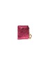 Detail View - Click To Enlarge - ANYA HINDMARCH - 'Circulus' eyes crinkled metallic leather coin purse