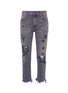 Main View - Click To Enlarge - R13 - 'Sid Straight' ripped jeans
