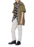 Figure View - Click To Enlarge - R13 - Cut-off sleeve oversized canvas M-65 field jacket