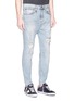 Front View - Click To Enlarge - R13 - 'Down' slim fit ripped jeans