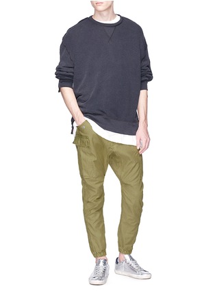 Figure View - Click To Enlarge - R13 - 'Surplus Military' canvas cargo pants