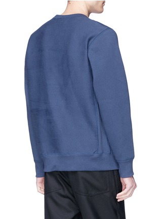 Back View - Click To Enlarge - 10364 - 'Over Under' logo print sweatshirt