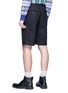 Back View - Click To Enlarge - SACAI - Belted twill shorts
