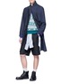 Figure View - Click To Enlarge - SACAI - Belted twill shorts