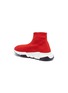 Figure View - Click To Enlarge - BALENCIAGA - 'Speed' double-b logo print slip-on knit kids sneakers