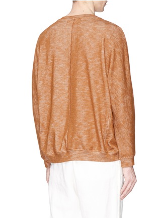Back View - Click To Enlarge - FFIXXED STUDIOS - Mélange cotton sweater