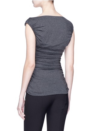 Back View - Click To Enlarge - NORMA KAMALI - 'Tara' reversible ruched sleeveless top