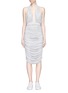 Main View - Click To Enlarge - NORMA KAMALI - Ruched jersey halterneck dress