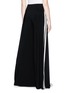 Back View - Click To Enlarge - NORMA KAMALI - Stripe outseam jersey elephant pants