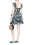 Figure View - Click To Enlarge - CAROLINE CONSTAS - 'Nella' off-shoulder ruffle poplin dress