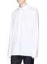 Detail View - Click To Enlarge - 10158 - Cotton poplin unisex shirt