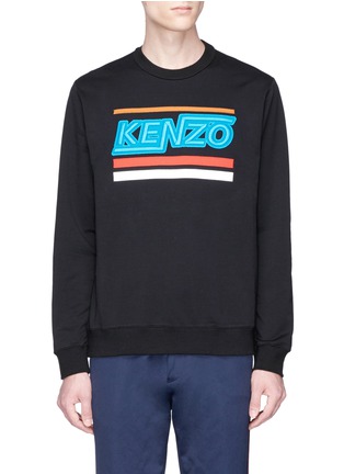 Main View - Click To Enlarge - KENZO - 'Hyper KENZO' appliqué sweatshirt