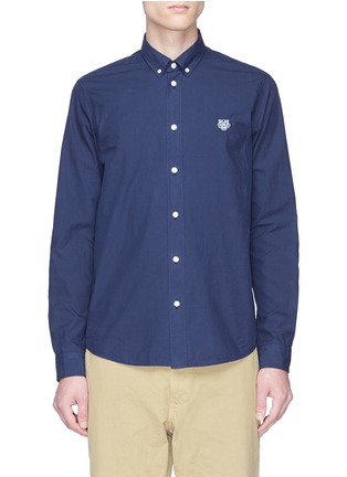 Main View - Click To Enlarge - KENZO - Tiger embroidered shirt