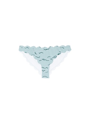 Main View - Click To Enlarge - MARYSIA - 'Antibes' swimmer print scalloped bikini bottoms