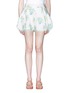 Main View - Click To Enlarge - ZIMMERMANN - 'Whitewave Honeymooners' loop trim floral print organza shorts