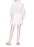 Figure View - Click To Enlarge - ZIMMERMANN - 'Whitewave Veil' belted pintuck lace trim mini dress