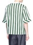 Back View - Click To Enlarge - SUNNEI - Stripe poplin T-shirt