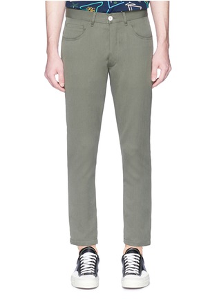 Main View - Click To Enlarge - SUNNEI - Skinny cropped twill pants