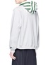 Back View - Click To Enlarge - SUNNEI - Detachable hood cotton hoodie